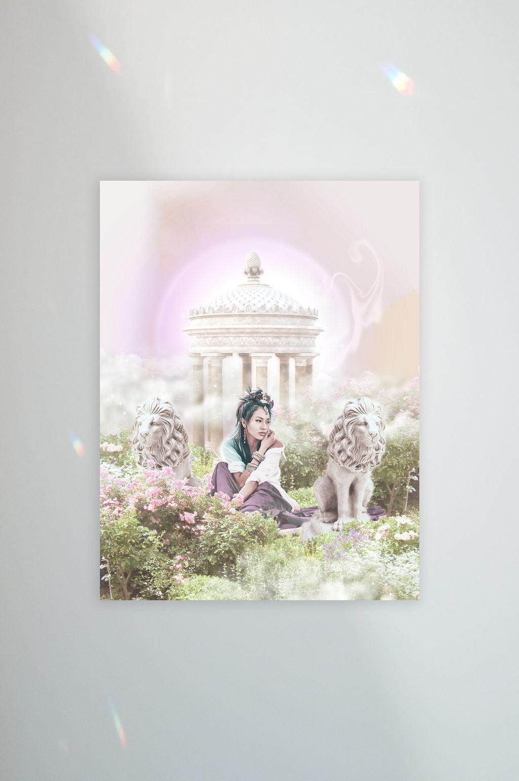 Divine Surrender  Cultivate luxurious relaxation and a wealth of inner peace. Hang this fine art print in any space where you’d like to create an atmosphere of financial security and healing.
